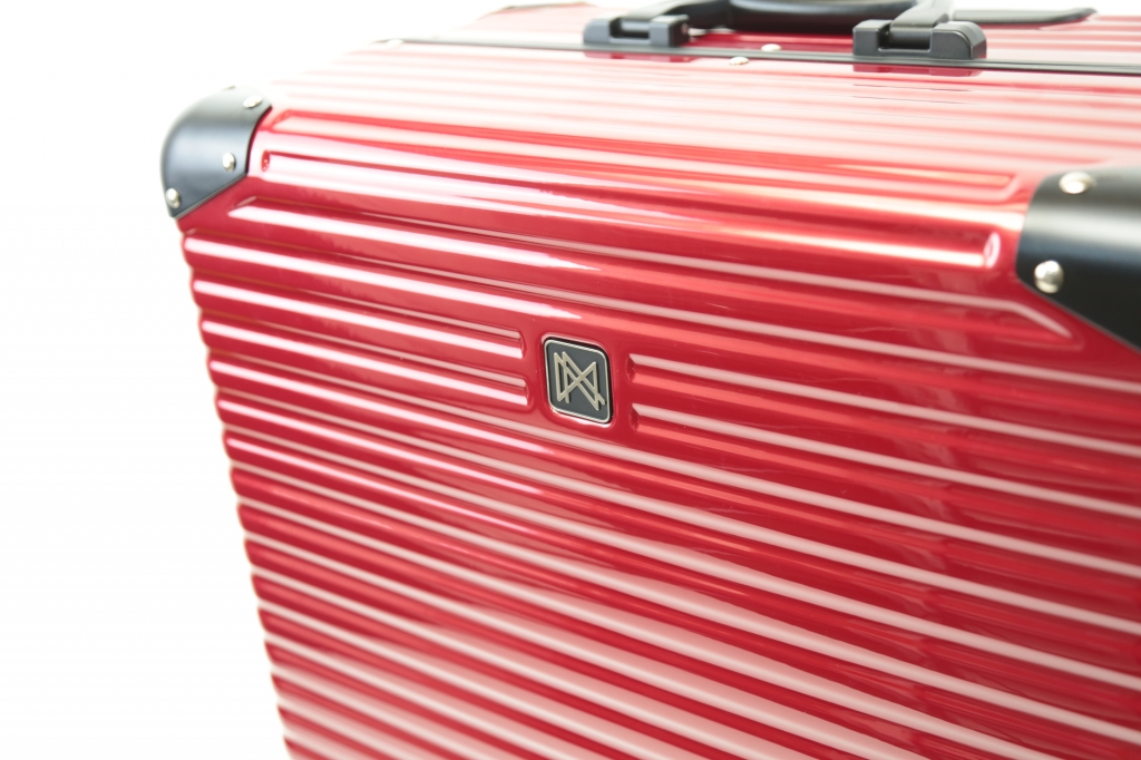 未使用】LANZZO ランツォ スーツケース ノーマン ライト65L 赤-
