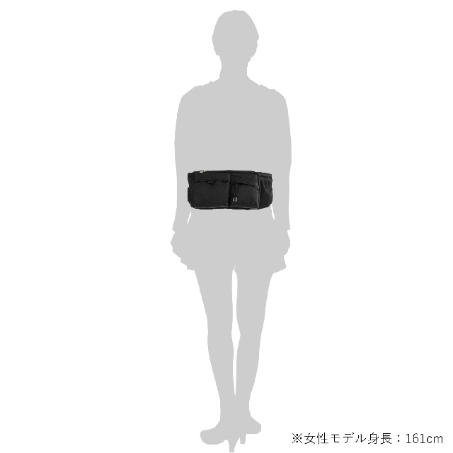 POTR ピーオーティーアール MONOGRAM WAIST BAG モノグラム ウエストバッグ ボディバッグ  998-19807-13