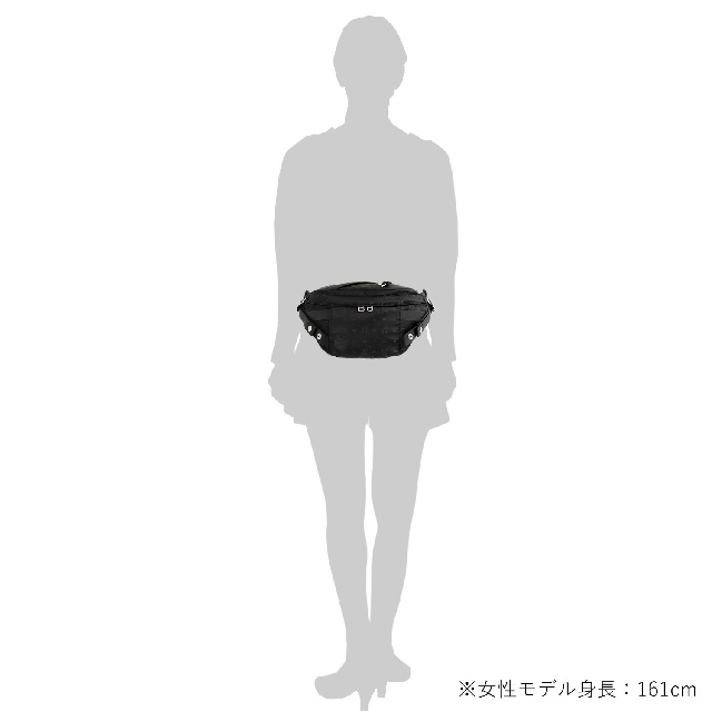 POTR ピーオーティーアール MONOGRAM WAIST BAG モノグラム ウエストバッグ ボディバッグ  998-19806-13