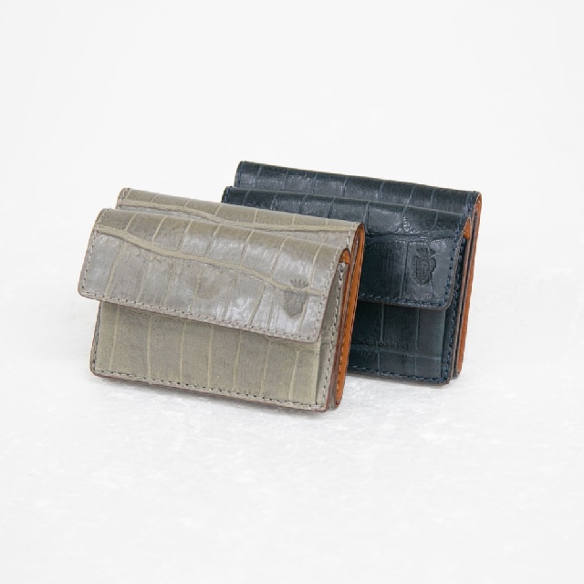 FELISI Mini Wallet フェリージ クロコダイル スタンプ ミニ財布 1031