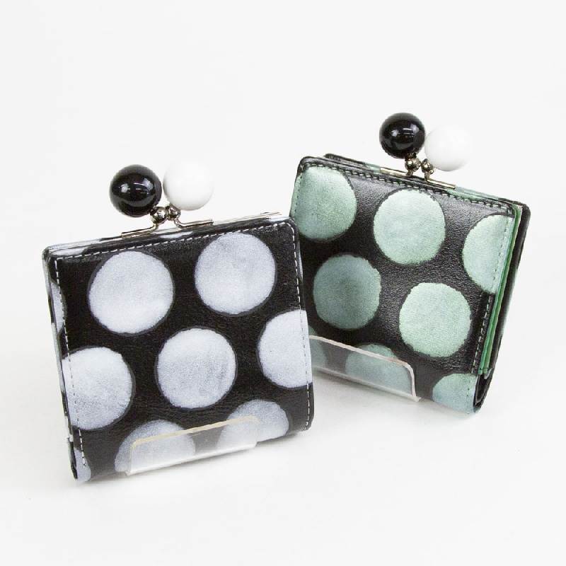 TSUMORI CHISATO ツモリチサト FULL MOON DOTS がま口 MINI WALLET 57846