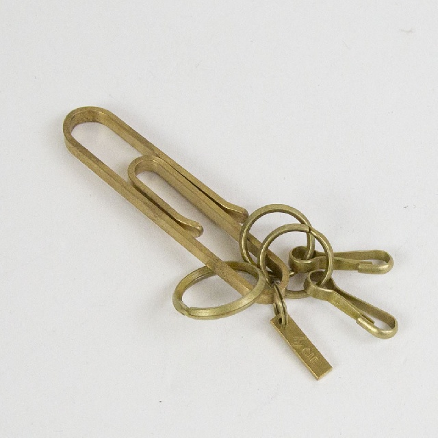 CIE シー BRASS KEYFOB CLIP TYPE ブラス キーフォブ クリップタイプ 92300-3