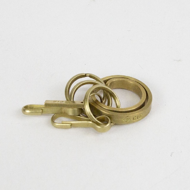 CIE シー BRASS KEYFOB CIRCLE TYPE 92301-1