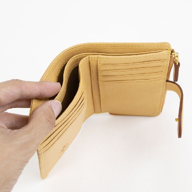 ALBERO アルベロ Naturale ナチュレ MIDDLE WALLET N-5407-6