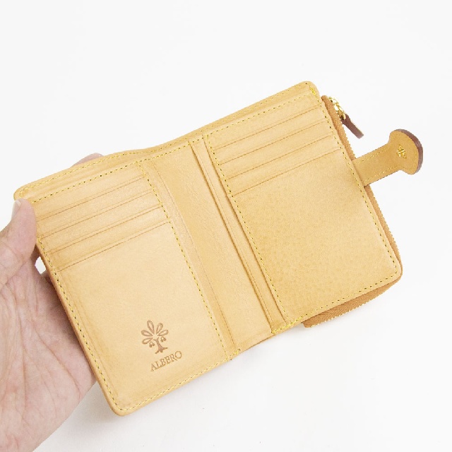 ALBERO アルベロ Naturale ナチュレ MIDDLE WALLET N-5407-5