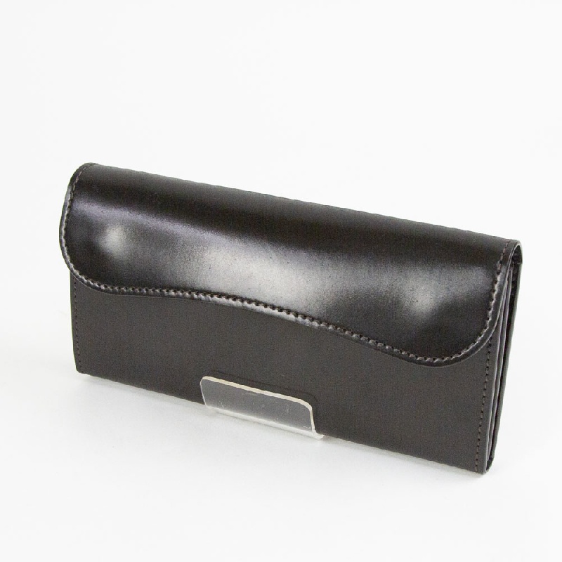 WILD SWANS ワイルドスワンズ シェルコードバン WAVE FLAP LONG WALLET WA-HC