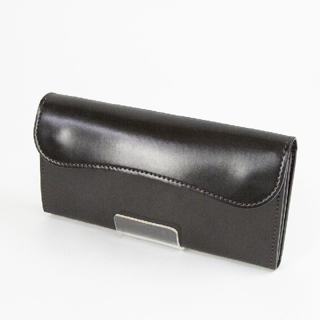 WILD SWANS ワイルドスワンズ シェルコードバン WAVE FLAP LONG WALLET WA-HC-0