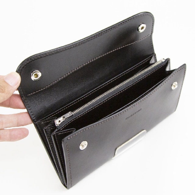 WILD SWANS ワイルドスワンズ シェルコードバン WAVE FLAP LONG WALLET WA-HC-5