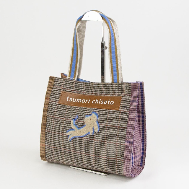 TSUMORI CHISATO ツモリチサト フレームチェック トートバッグ 50837-0