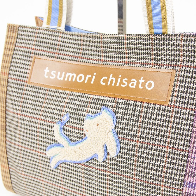 TSUMORI CHISATO ツモリチサト フレームチェック トートバッグ 50837-6