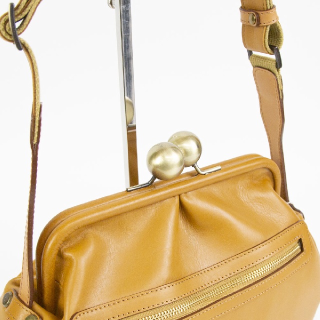 BROOM　ブルーム　がま口　レザー ショルダー　26028-33-9