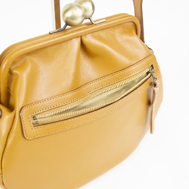 BROOM　ブルーム　がま口　レザー ショルダー　26028-33-10