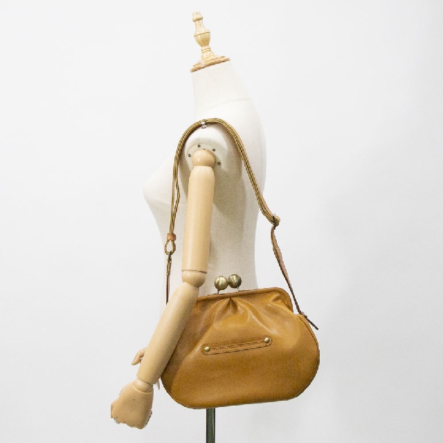 BROOM　ブルーム　がま口　レザー ショルダー　26028-33-13