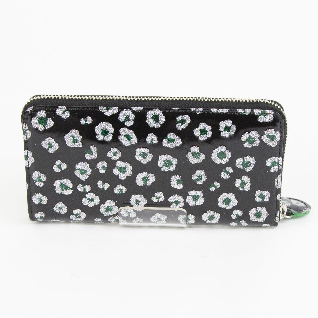 TSUMORI CHISATO ツモリチサト グリッターフラワー ラウンドジップ長財布 057859-2