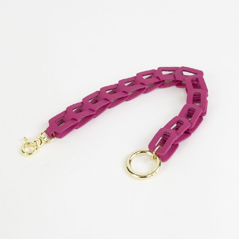 DEMIU デミュウ マゼンタピンク Hand STRAP Rectangle ハンド ストラップ レクタングル DU-SRT00