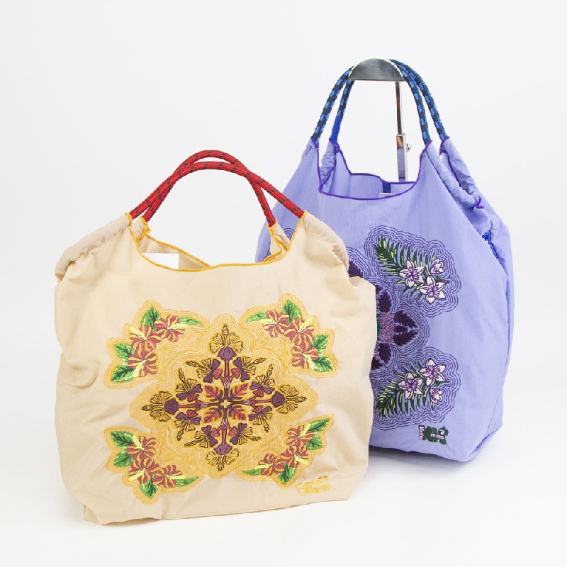 BALL&CHAIN ボールアンドチェーン Hawaiian quilts torch ginger ショッピングバッグ M BA364001