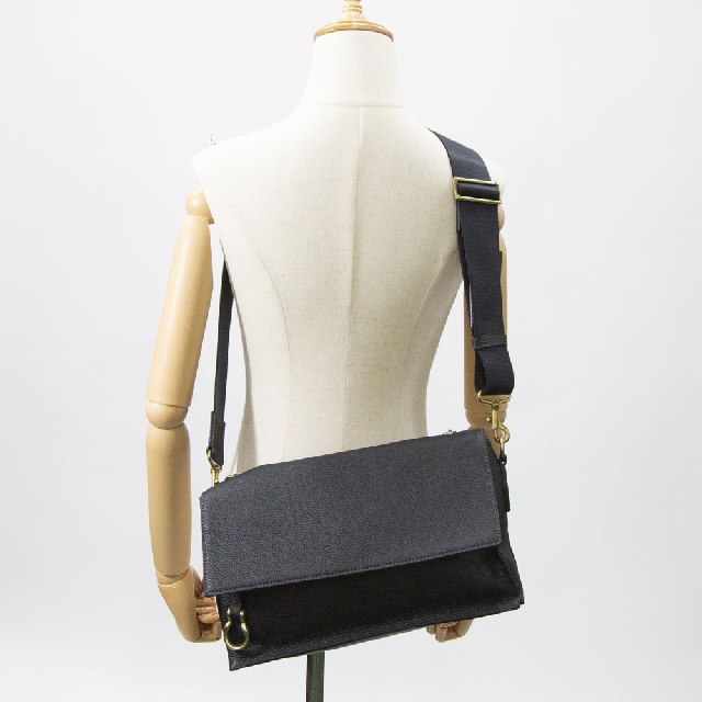 TOFF&LOADSTONE トフアンドロードストーン バディ ソフトシュリンクレザー フラップショルダーバッグ R97-81540-15