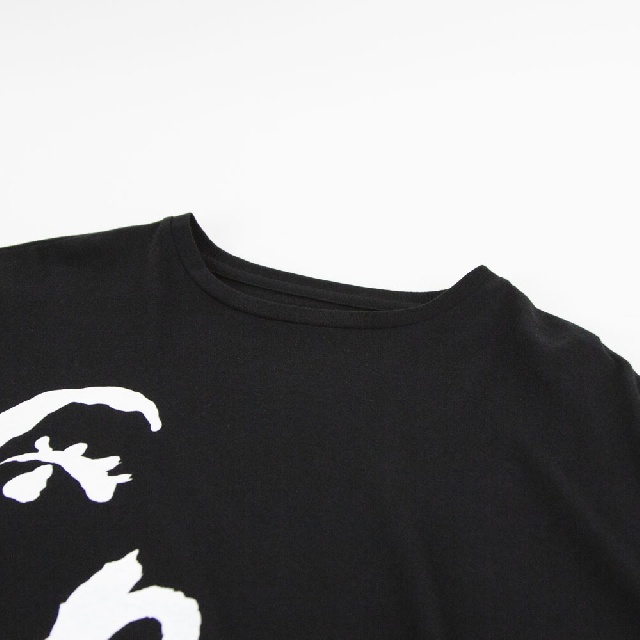 Y's for living　ワイズフォーリビング　C/Rライト天竺　「FACE」半袖ワイドショートシャツ　K44-T39-14-7