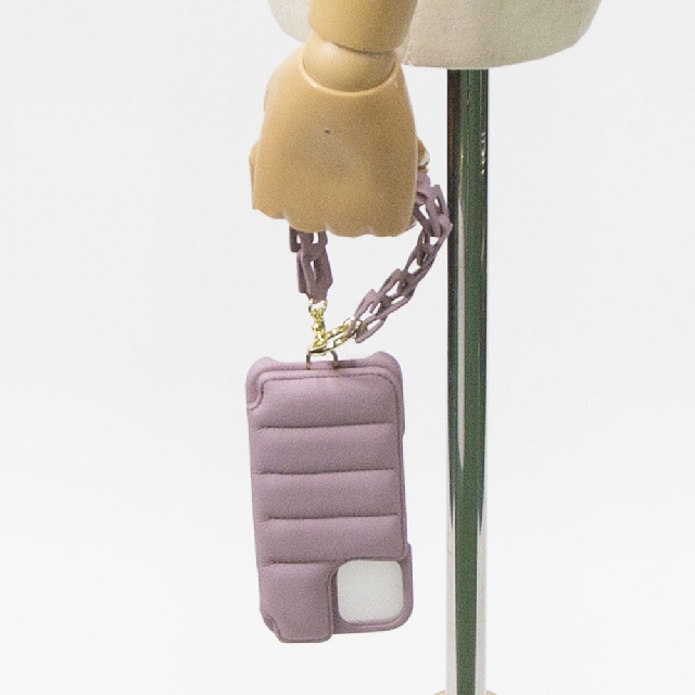 DEMIU デミュウ ライラック Hand STRAP Rectangle ハンド ストラップ レクタングル DU-SRT00-3