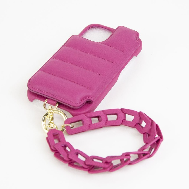DEMIU デミュウ マゼンタピンク Hand STRAP Rectangle ハンド ストラップ レクタングル DU-SRT00-2