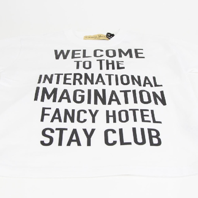 Thomas magpie トーマスマグパイ  ミニTシャツ “WELCOME TO THE INTERNATIONAL IMAGINATION FANCY STAY HOTEL CLUB” 2252871-9