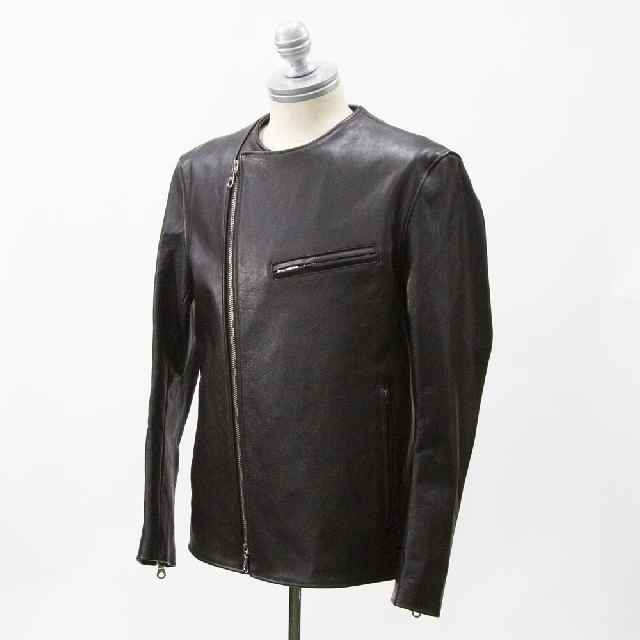 LICHT ADEL リヒトアデル ノーカラーライダースジャケット LW-JKT02-0