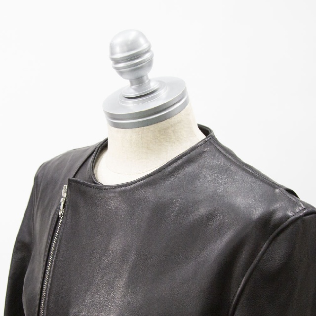LICHT ADEL リヒトアデル ノーカラーライダースジャケット LW-JKT02-5