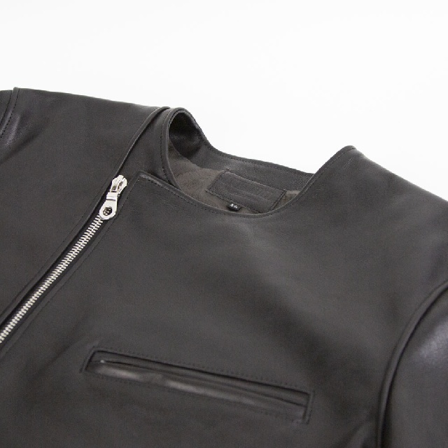 LICHT ADEL リヒトアデル ノーカラーライダースジャケット LW-JKT02-10