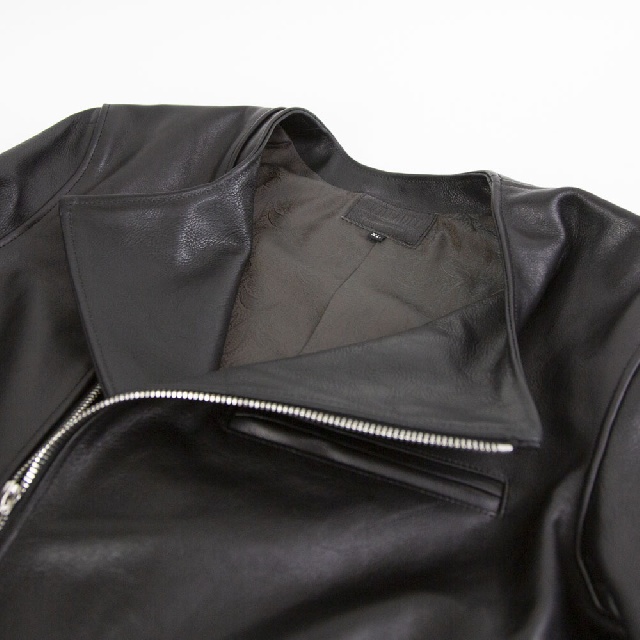 LICHT ADEL リヒトアデル ノーカラーライダースジャケット LW-JKT02-11