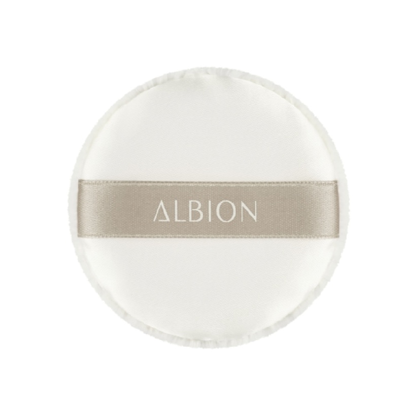 ALBION　アルビオン　起毛パフ　パウダー用　小　（円型）　50483