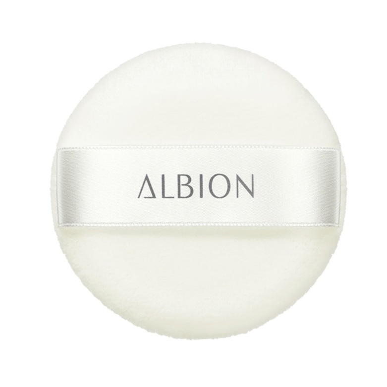 ALBION　アルビオン　起毛パフ　パウダー用　（円型）　50431