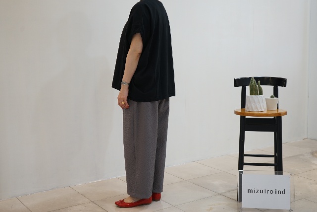 mizuiroind   ミズイロインド　ジャガードイージーパンツ　2-260083-12