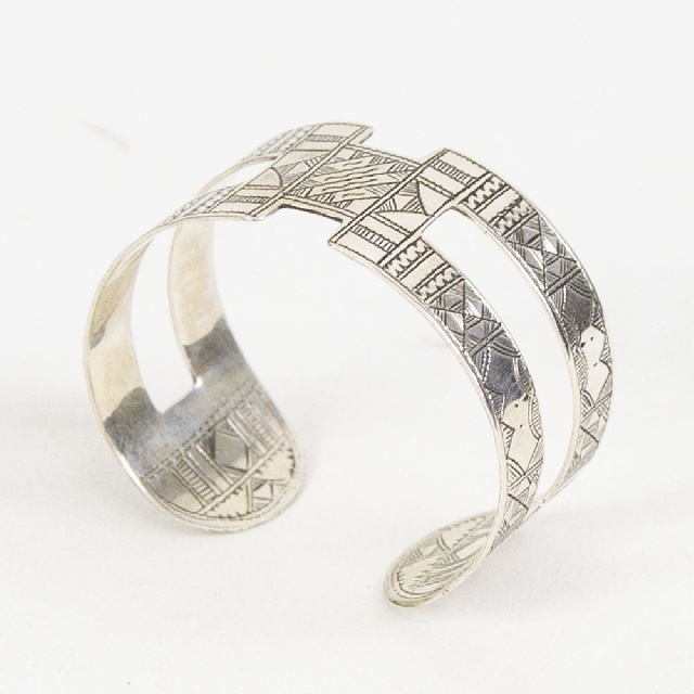 KNOW//MADE TOUAREG JEWELRY H Bangle  ノウメイド トゥアレグジュエリー Hバングル  Km-b003-4