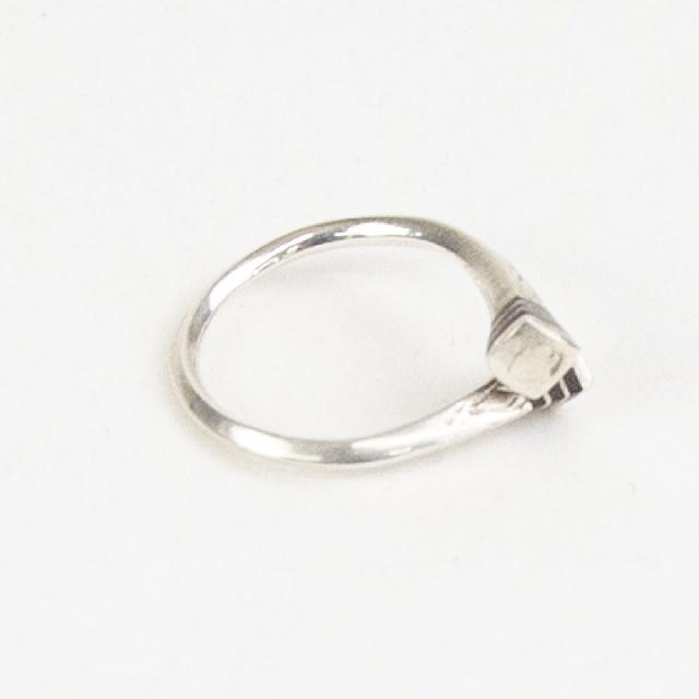 KNOW//MADE TOUAREG JEWELRY Cross Ring ノウメイド トゥアレグジュエリー エボニーウッドクロスリング km-r003-3