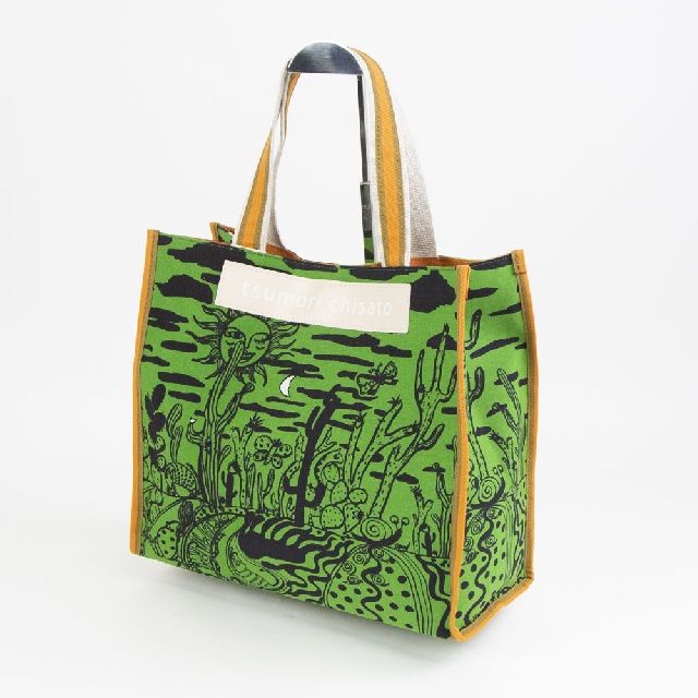 TSUMORI CHISATO ツモリチサト タイヨウとサボテン トートバッグ 050786-1