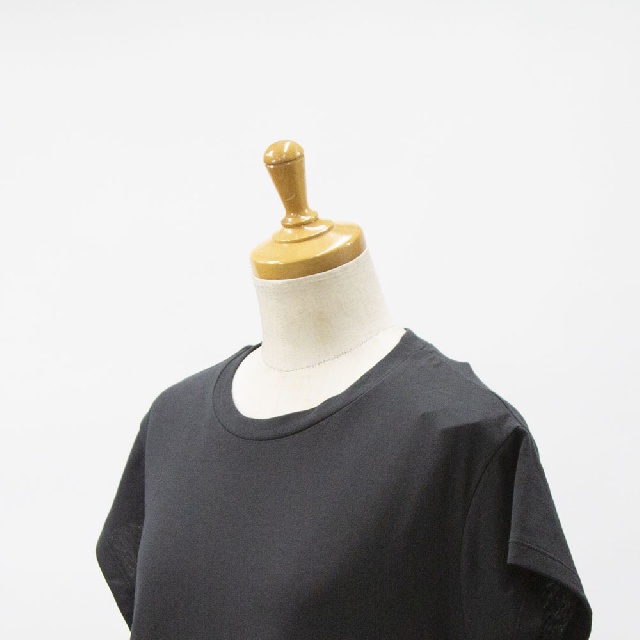 Y's for living　ワイズフォーリビング　バイアス切替半袖ワンピース　L07-T04-29-5