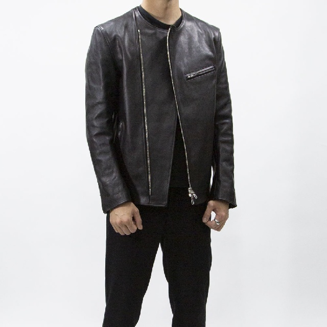LICHT ADEL リヒトアデル ノーカラーライダースジャケット LW-JKT02-14