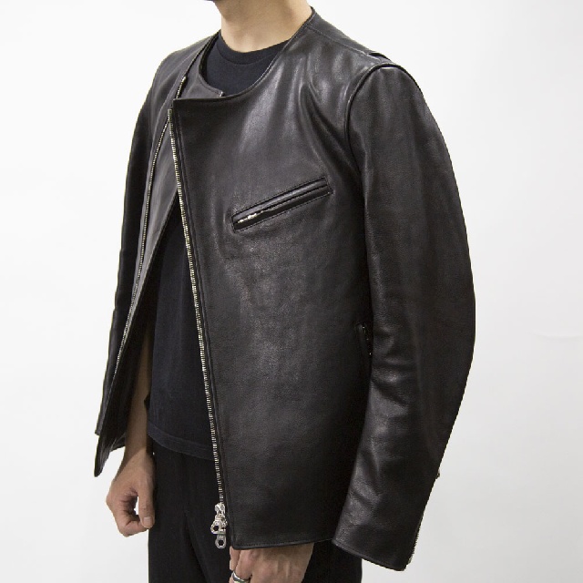 LICHT ADEL リヒトアデル ノーカラーライダースジャケット LW-JKT02-21