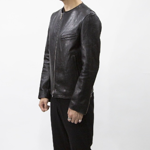LICHT ADEL リヒトアデル ノーカラーシングルライダース LS-JKT02-19
