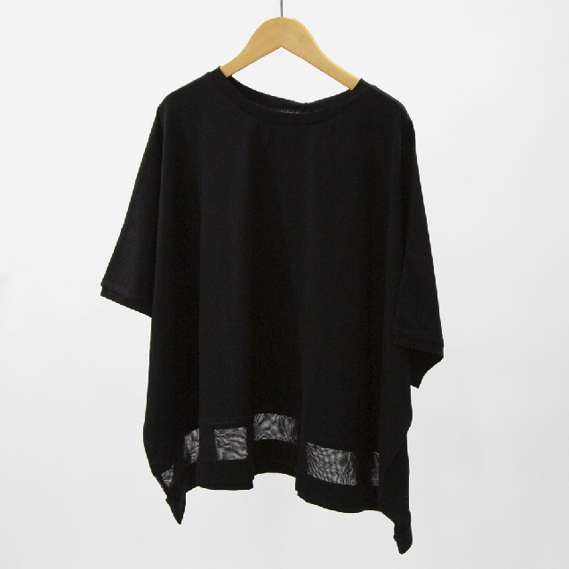 mizuiroind   ミズイロインド　メッシュミックスワイドプルオーバー　2-210096-2