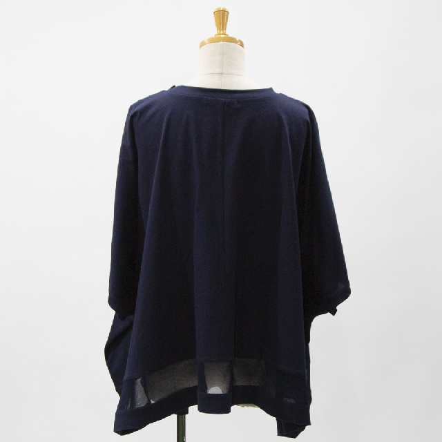 mizuiroind   ミズイロインド　メッシュミックスワイドプルオーバー　2-210096-5