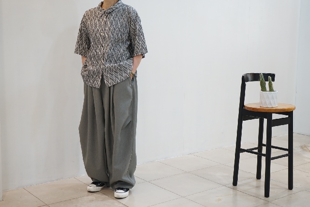 mizuiroind   ミズイロインド　ワイドカーゴパンツ　1-260016-11