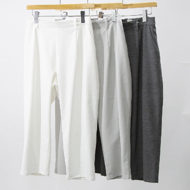 Y's for living　ワイズフォーリビング　ドライオックス　八分丈テーパードパンツ　L06ーR07-26-0