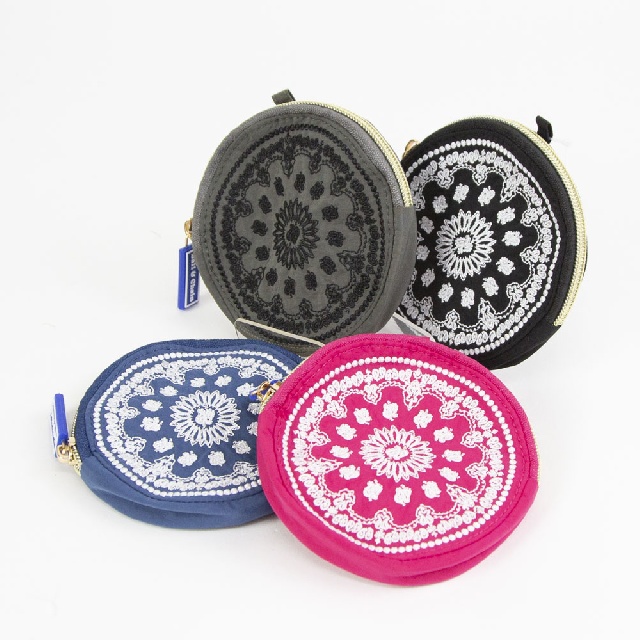 Ball & Chain　ボールアンドチェーン　BANDANA　ラウンドポーチ　BA301608-0