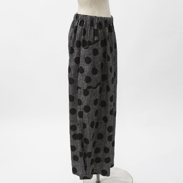 LY's for living　ワイズフォーリビング　リップルプリント　八分丈パンツ　L10-L11-30-3