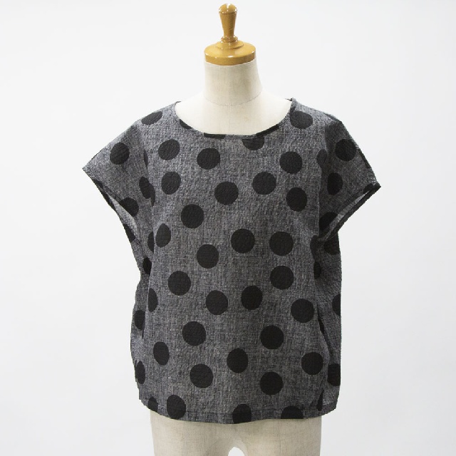 Y's for living　ワイズフォーリビング　リップルプリント　プルオーバー　L10-L09-24-1