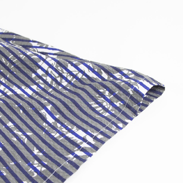Y's for living　ワイズフォーリビング　リップルプリント　スリットネックワンピース　L10-D02-33-12
