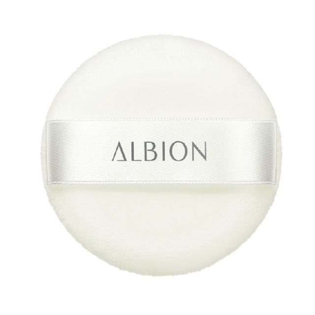 ALBION　アルビオン　起毛パフ　パウダー用　（円型）　50431-0