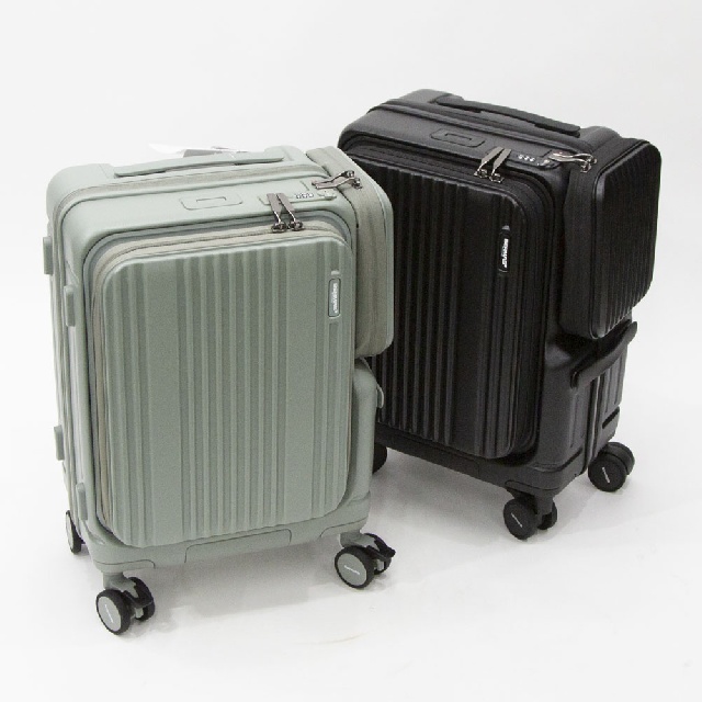 BERMAS EURO CITY Ⅲ ユーロシティ サイドポケット付き フロントオープン キャリーケース 35L 60526-0