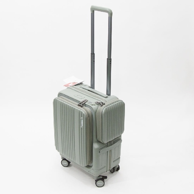 BERMAS EURO CITY Ⅲ ユーロシティ サイドポケット付き フロントオープン キャリーケース 35L 60526-9